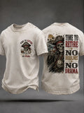 Men's 'Time To Retire No Deadlines No Drama' T-Shirts