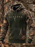 Men's Autumn/Winter "Jungle Faith" Camouflage Hooded Double-Layer Top