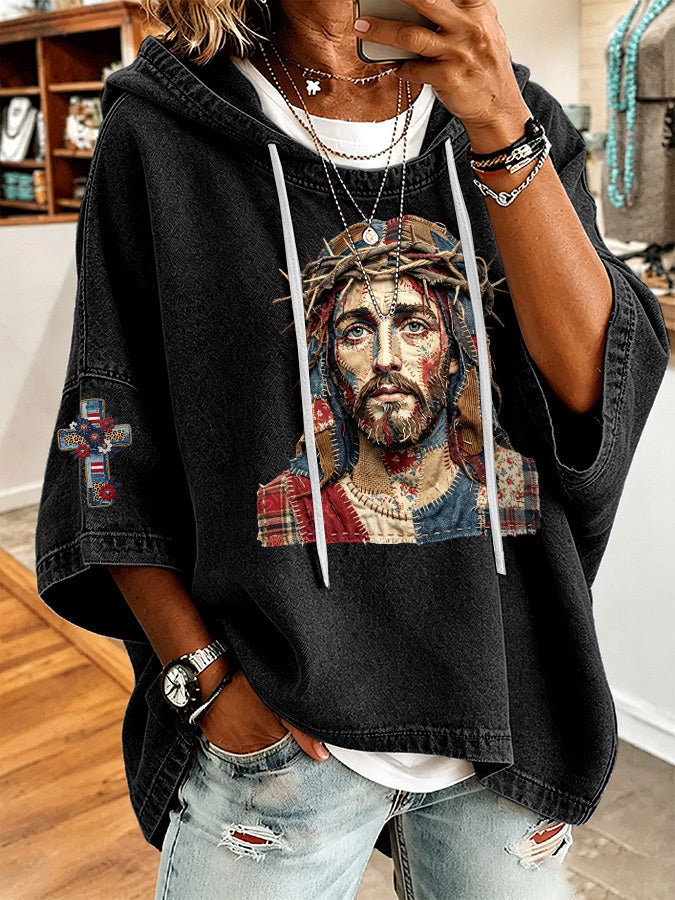 Women'S Faith Printed Hoodie
