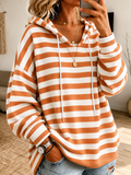 Women'S Casual Autumn Loose-Fit Printed Hoodie