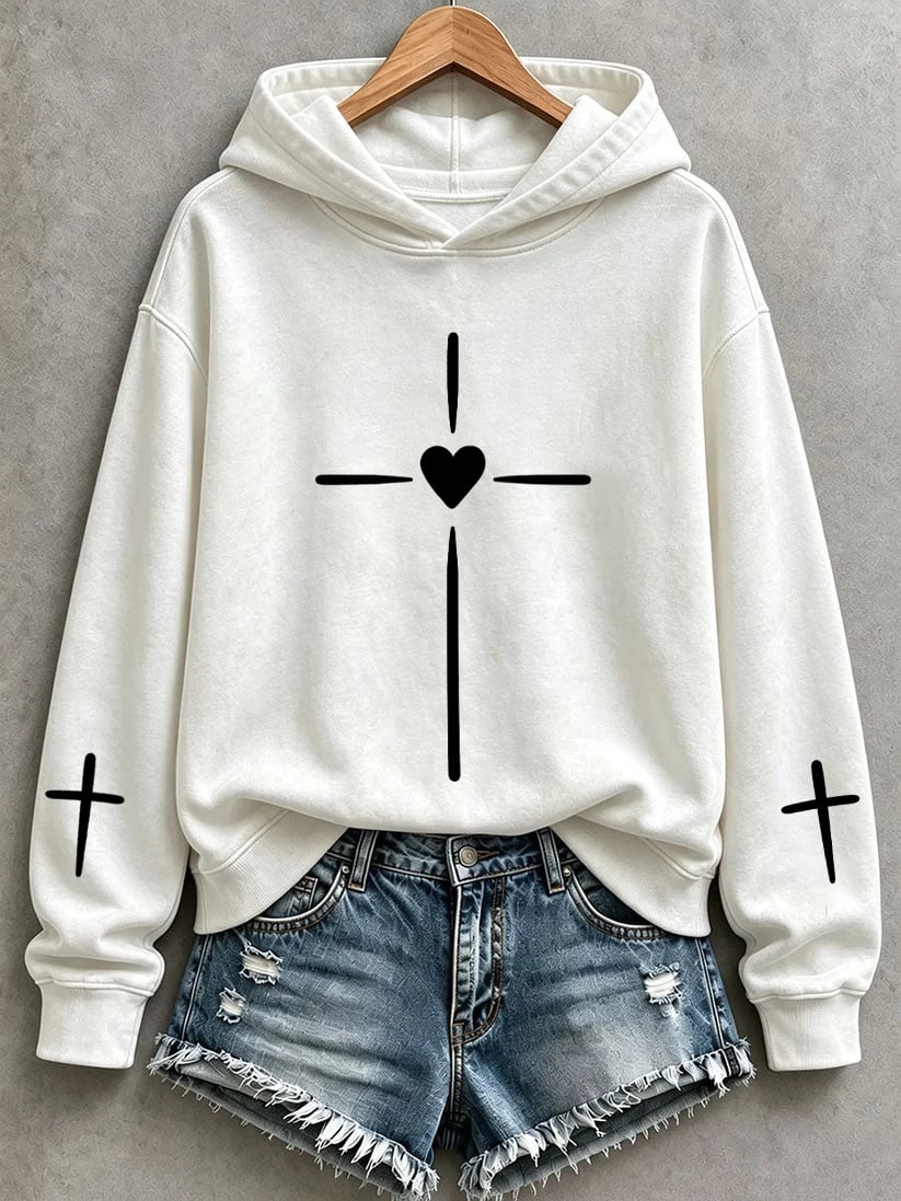 Women's Faith Cross Hoodie