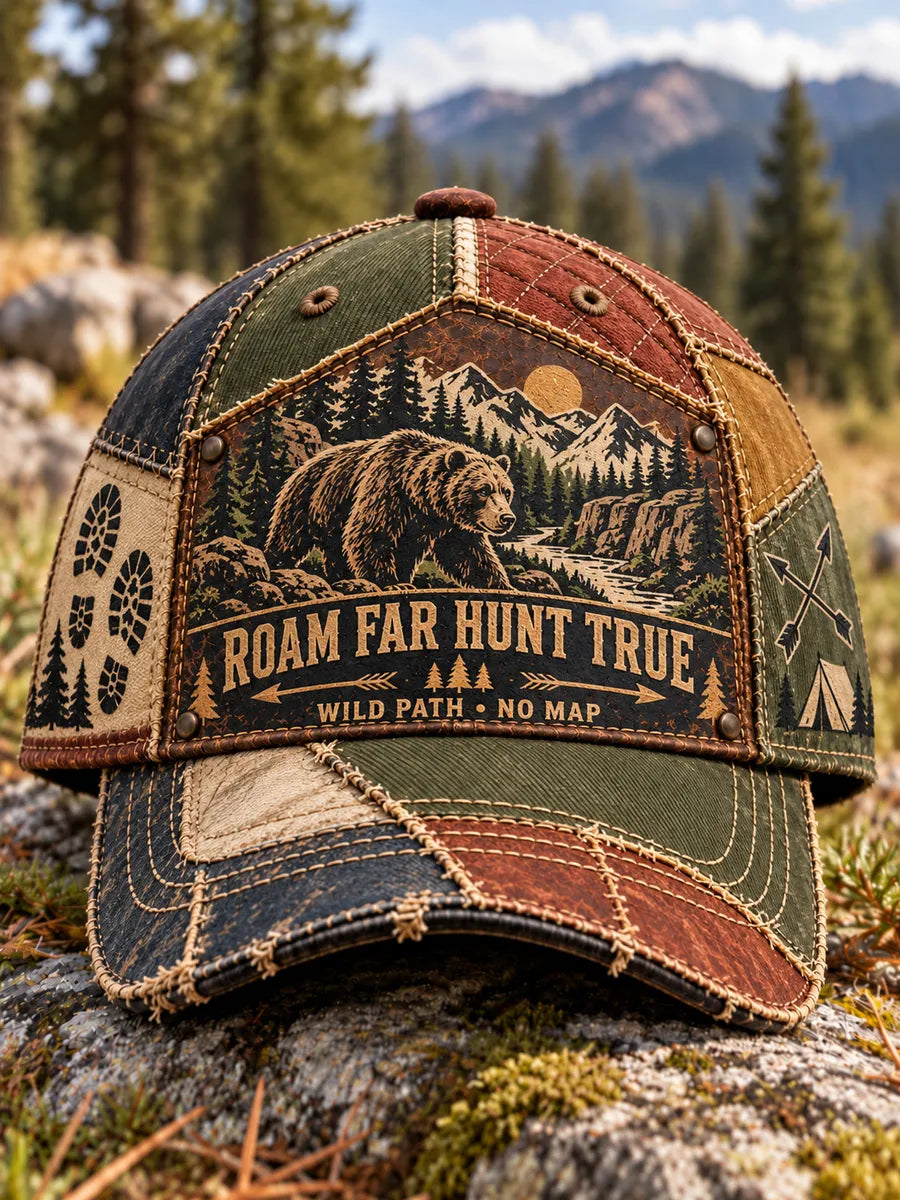 Retro Hunting Season Art Printed Baseball Cap