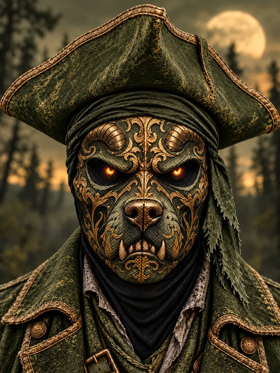 Demon Dog Themed Mask
