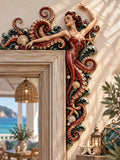 Ocean Siren Wooden Door Frame Decor