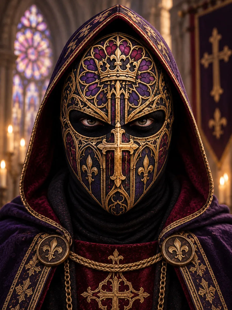 Religious Pope Roleplay Face Mask