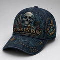 Vintage Pirate Skull Baseball Cap
