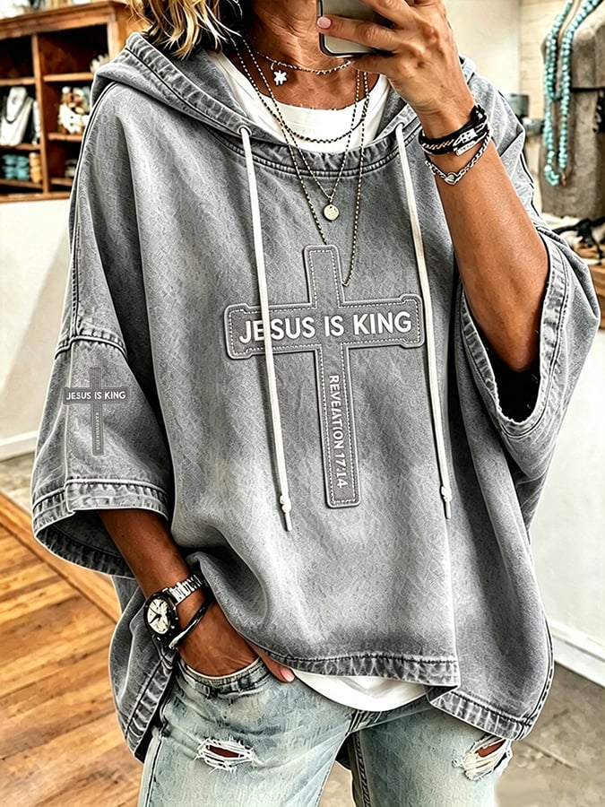 Women's Faith Print Hoodie