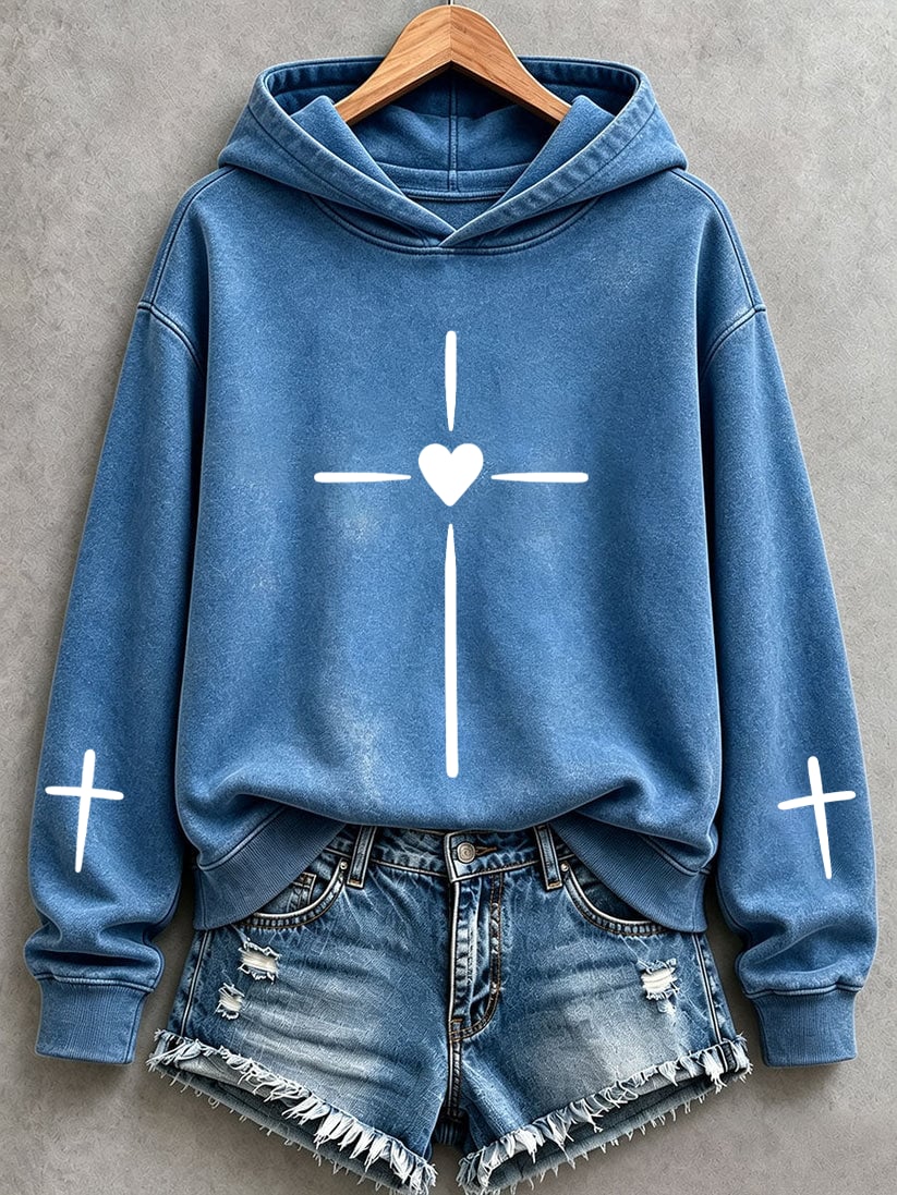 Women's Faith Cross Hoodie