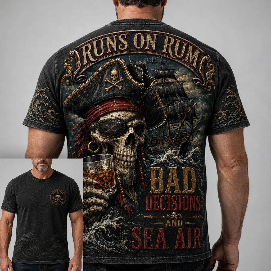 Men’s Pirate Skull Graphic T-Shirt