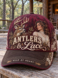 Antlers & Lace Women’s Vintage Hunting Cap
