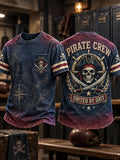 Men’s Vintage “Pirate Crew—United by Grit” Washed Pocket T-Shirt