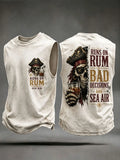 Men's 'Runs On Rum, Bad Decisions, And Sea Air' Vests