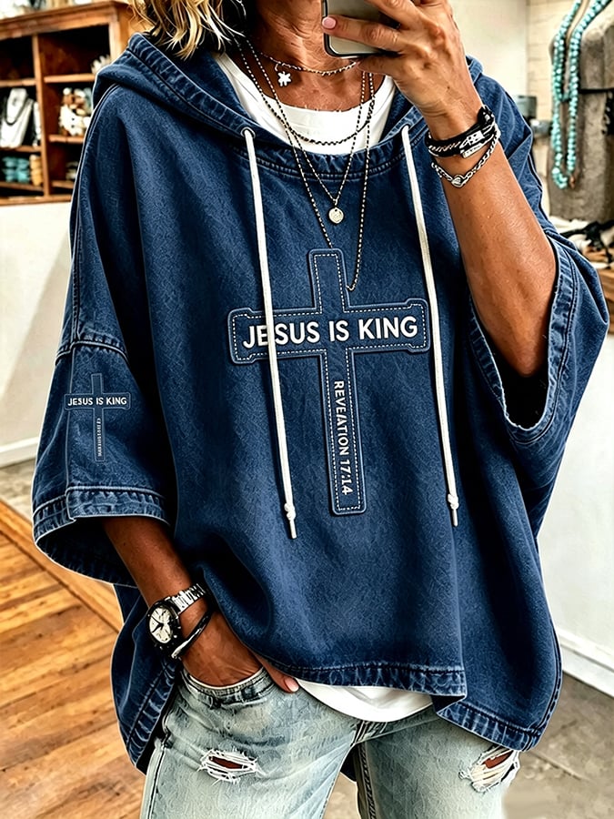 Women's Faith Print Hoodie