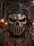 Battle-Worn Pirate Skull Full-Face Mask