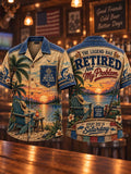 🎣 🌴 The Legend Has Retired Not My Problem Denim Shirt