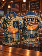 🎣 🌴 The Legend Has Retired Not My Problem Denim Shirt