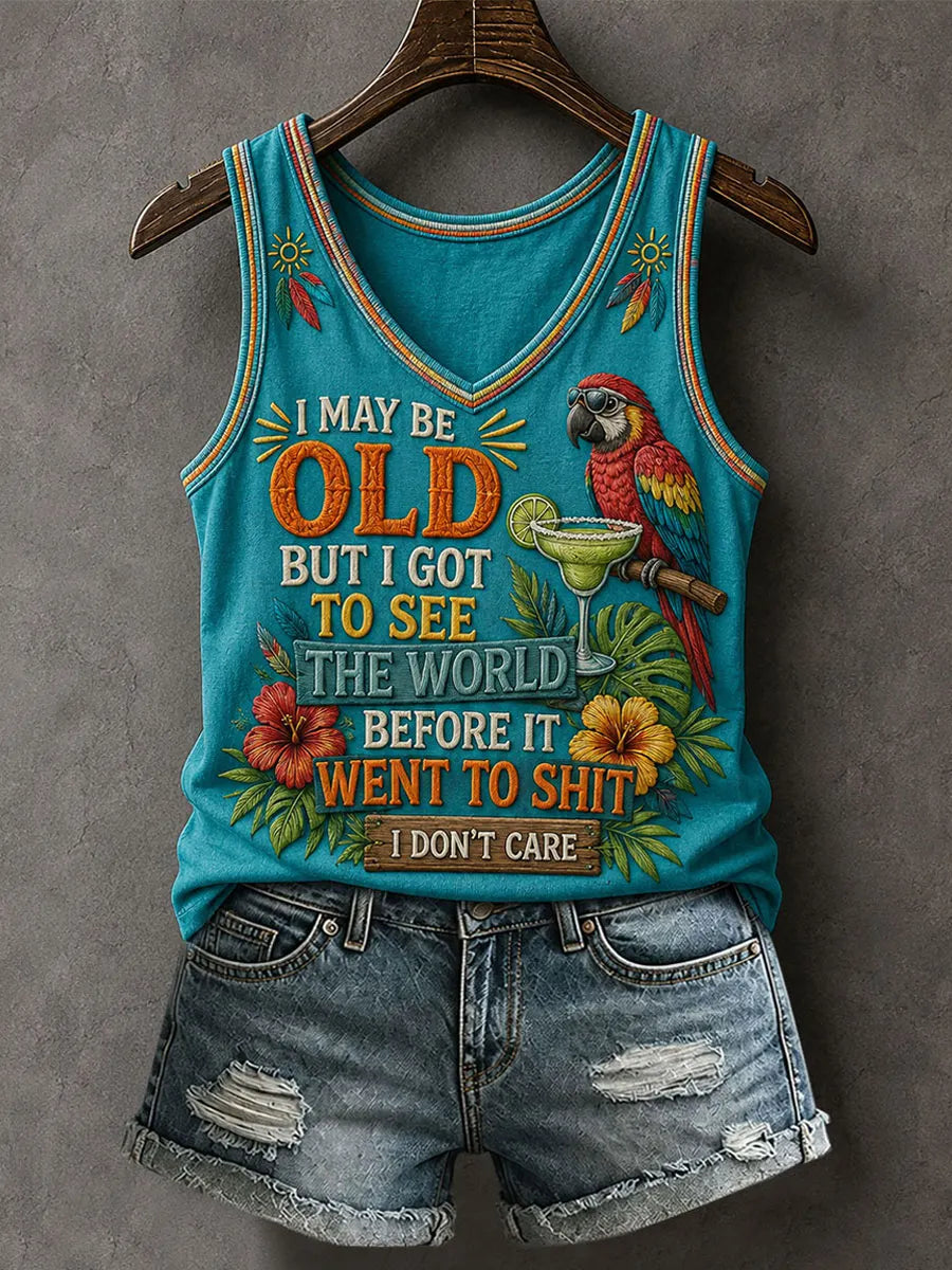 Women's I May Be Old Tank Top