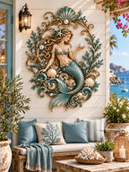 Enchanted Mermaid Coastal Wall Decor