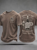 Men's "Why the rum is always gone" Fun Pirate Rum Casual T-shirt