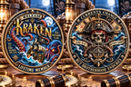 Release the Kraken Pirate Commemorative Medal
