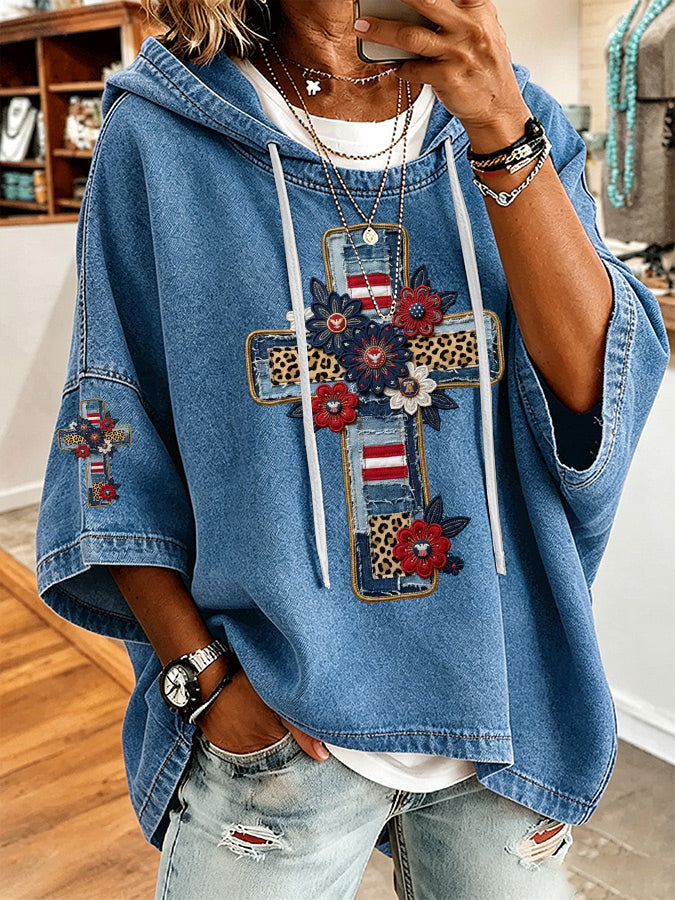 Women'S Faith Printed Hoodie